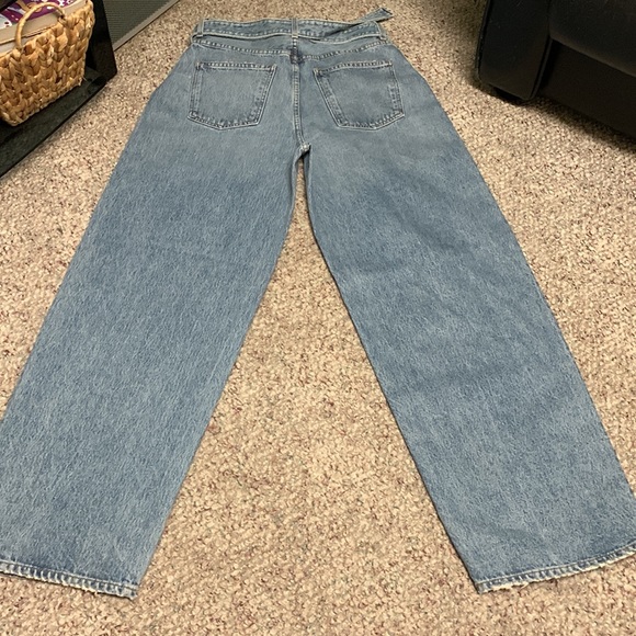 NWOT AGOLDE Wide-leg Belted Jeans - Picture 12 of 13